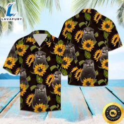 Otter Sunflower Hawaiian Shirt Summer…