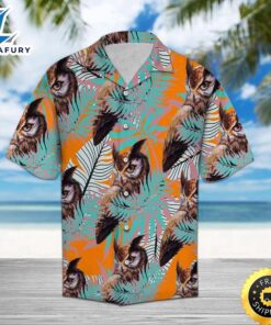 Owl Tropical Pattern Hawaiian Shirt…