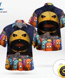 Pac-Man Game Anniversary Hawaiian Shirt