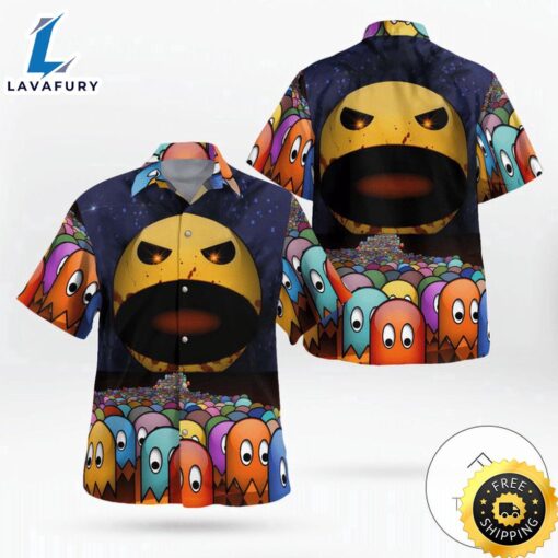 Pac-Man Game Anniversary Hawaiian Shirt