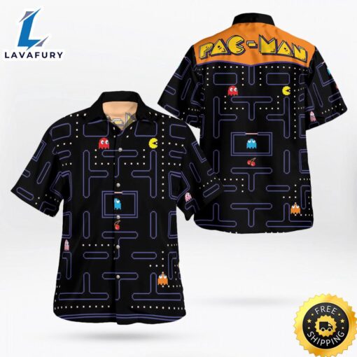 Pacman Hawaiian Shirt