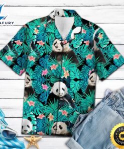 Panda Tropical Hawaiian Shirt