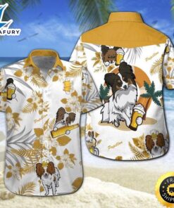 Papillon Beer Hawaiian Shirt Summer…