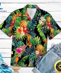 Parrot Tropical Hawaiian Shirt