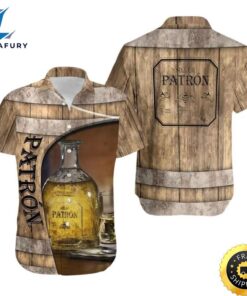 PatrÂ¢n Tequila Barrel Hawaiian Shirt