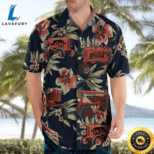 Pattern Old Tractor Hawaii Shirt