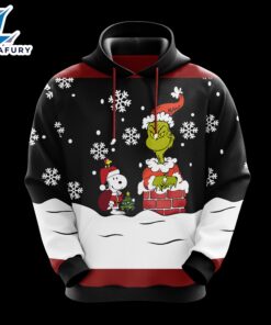 Peanuts And Monster Grinch Hoodie…