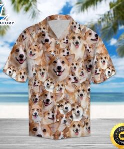 Pembroke Welsh Corgi Hawaiian Shirt…