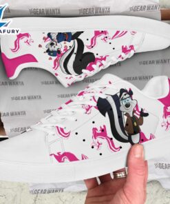 Pepe Le Pew Cartoon Stan Smith Shoes For Kid