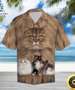 Persian Cat Great Hawaiian Shirt…