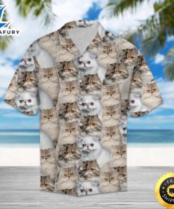 Persian Cat Hawaiian Shirt Summer…