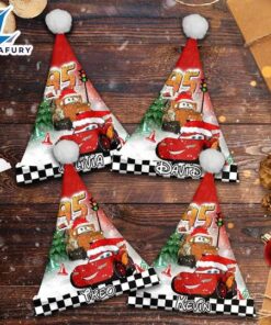 Personalize Cars Christmas Santa Hat,…