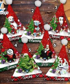 Personalize Horror Christmas Santa Hat,…