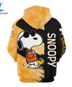 Personalize Name Snoopy Pattern Hoodie And Leggings Set