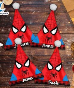 Personalize Spiderman Christmas Santa Hat,…