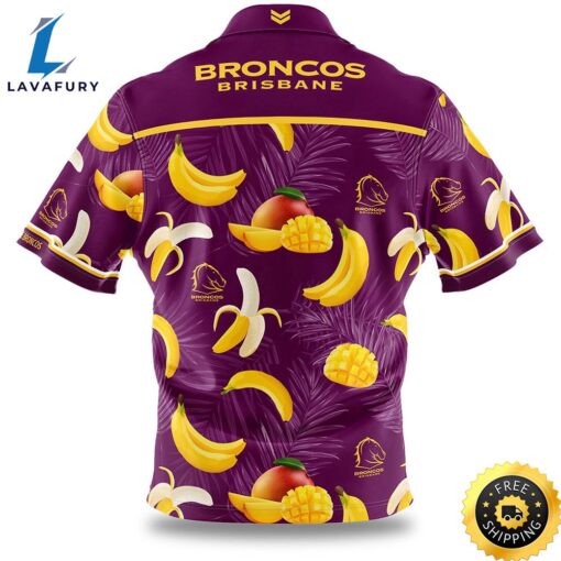 Personalized Brisbane Broncos Tropical Fruit Hawaiian Shirt