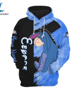 Personalized Cartoon Character Eeyore Hoodie And Leggings Set