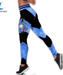 Personalized Cartoon Character Eeyore Hoodie And Leggings Set