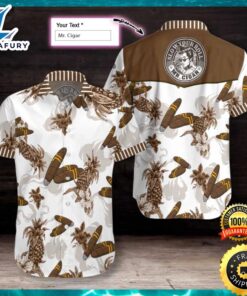 Personalized Cigar Hawaiian Shirt