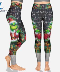 Personalized Grinch Christmas Hoodie and Leggings