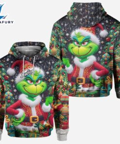 Personalized Grinch Christmas Hoodie and Leggings