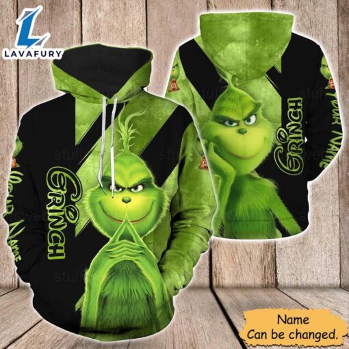 Personalized Grinch Lover Hoodie and Leggings