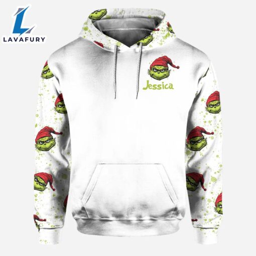 Personalized GrinchChristmas Hoodie and Leggings