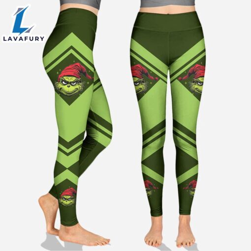 Personalized GrinchChristmas Hoodie and Leggings