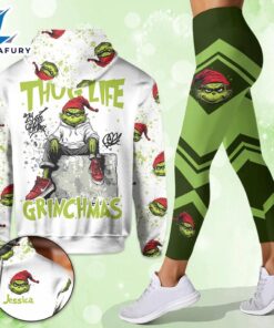 Personalized GrinchChristmas Hoodie and Leggings