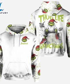 Personalized GrinchChristmas Hoodie and Leggings