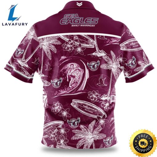 Personalized Manly Warringah Sea Eagles Hawaiian Shirt