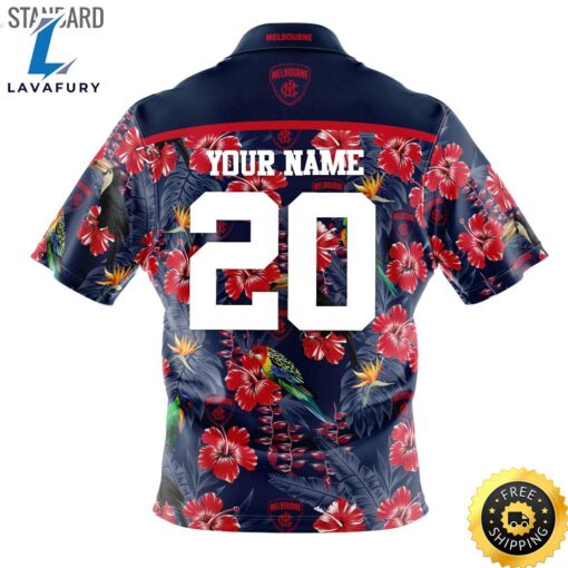 Personalized Melbourne Demons Afl Hawaiian Shirt