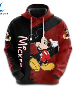 Personalized Mickey Mouse Pattern Hoodie And Leggings Set