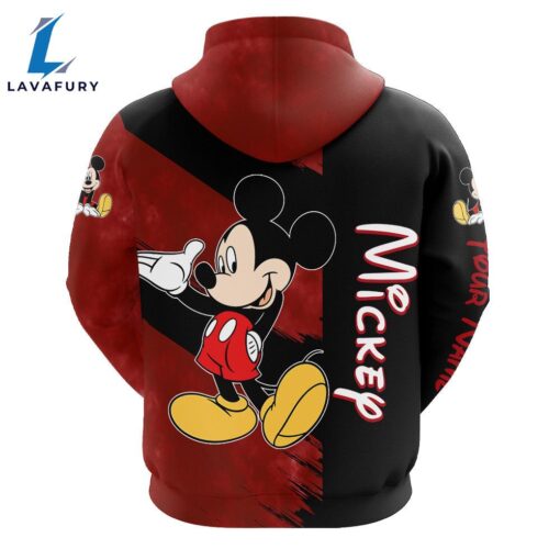 Personalized Mickey Mouse Pattern Hoodie And Leggings Set