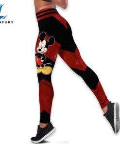 Personalized Mickey Mouse Pattern Hoodie And Leggings Set