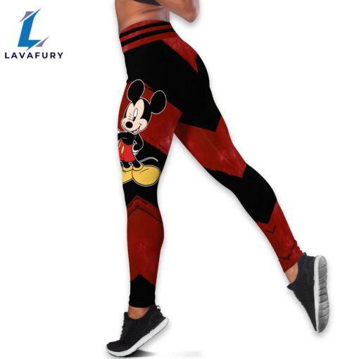 Personalized Mickey Mouse Pattern Hoodie And Leggings Set