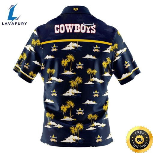 Personalized North Queensland Cowboys Island Hawaiian Shirt