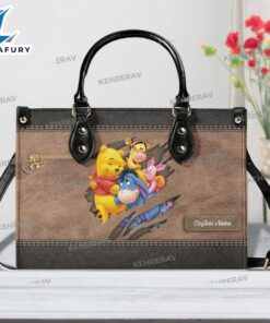 Personalized Pooh and Friends Leather…