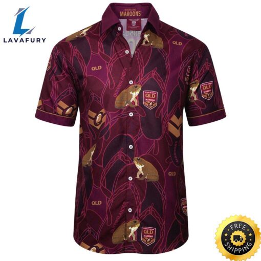 Personalized Queensland Maroons State Of Origin Hawaiian Shirt