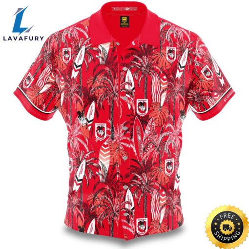 Personalized St. George Illawarra Dragons Hawaiian Shirt