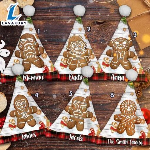 Personalized Star Wars Gingerbread Christmas Santa Hat