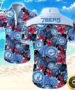 Philadelphia 76Ers Hawaiian Shirt Summer…