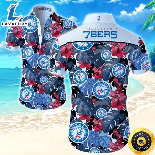 Philadelphia 76Ers Hawaiian Shirt Summer Button Up