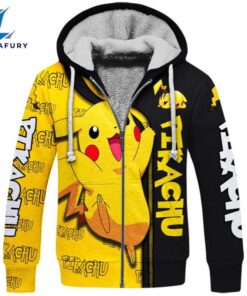 Pikachu Design Hoodie And Leggings Set