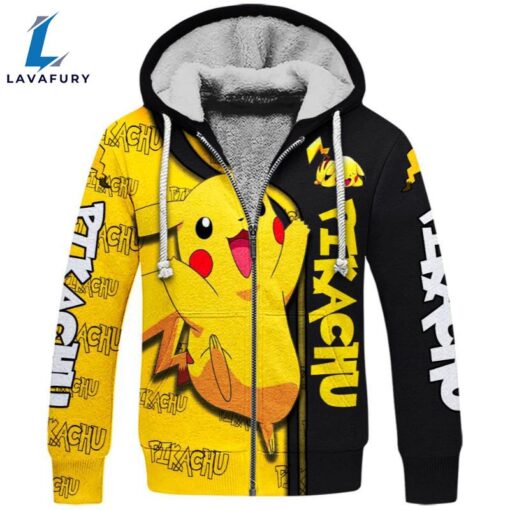 Pikachu Design Hoodie And Leggings Set