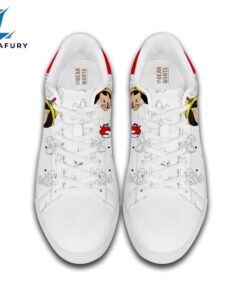 Pinocchio Cartoon Stan Smith Shoes For Kid