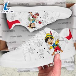 Pinocchio Cartoon Stan Smith Shoes For Kid