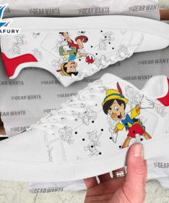 Pinocchio Cartoon Stan Smith Shoes For Kid