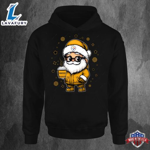 Pittsburgh Steelers Santa Christmas Football Hoodie