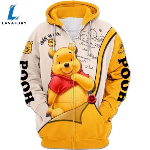 Pooh Pattern Cartoon Character Activewear Set